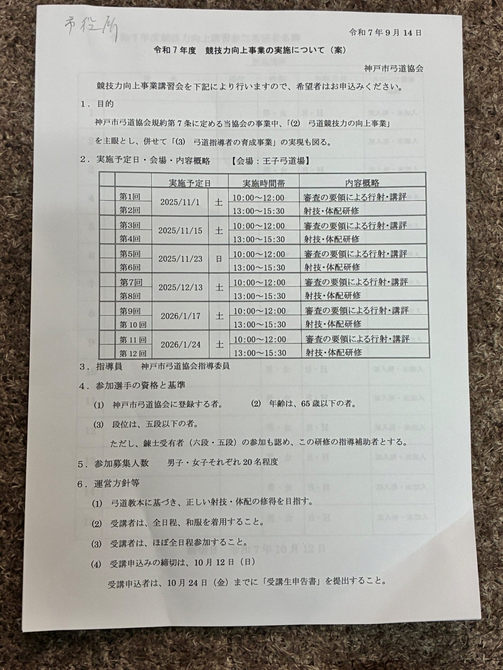 ログインが必要